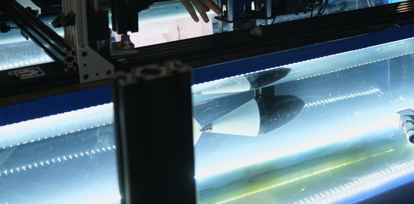 To swim like a tuna, robotic fish need to change how stiff their tails are in real time