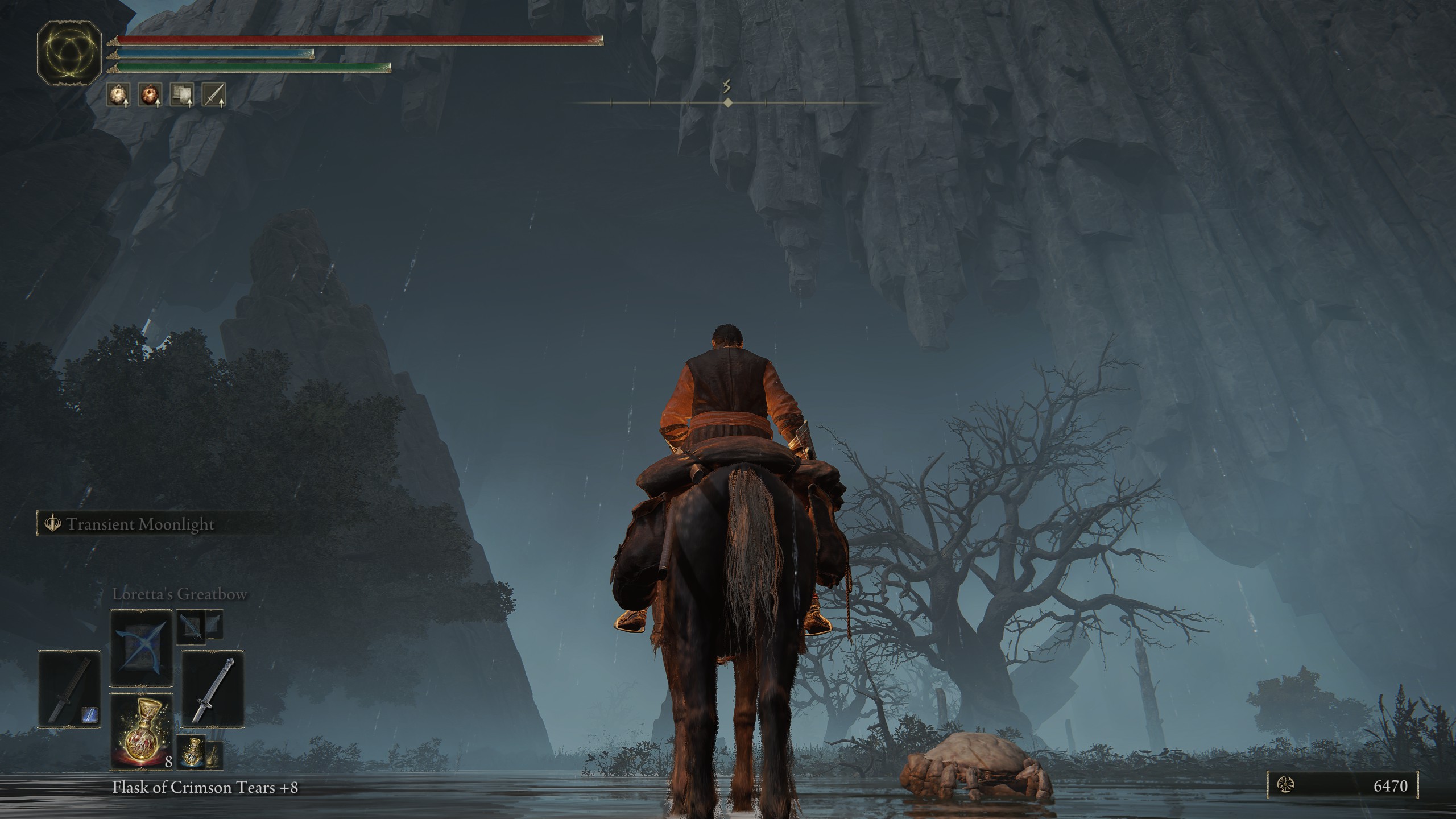 approaching the village
