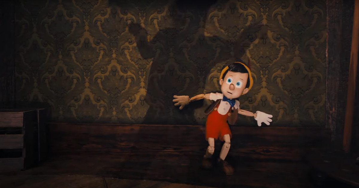 Pinocchio definitely isn’t a real boy in his movie’s new Disney Plus trailer