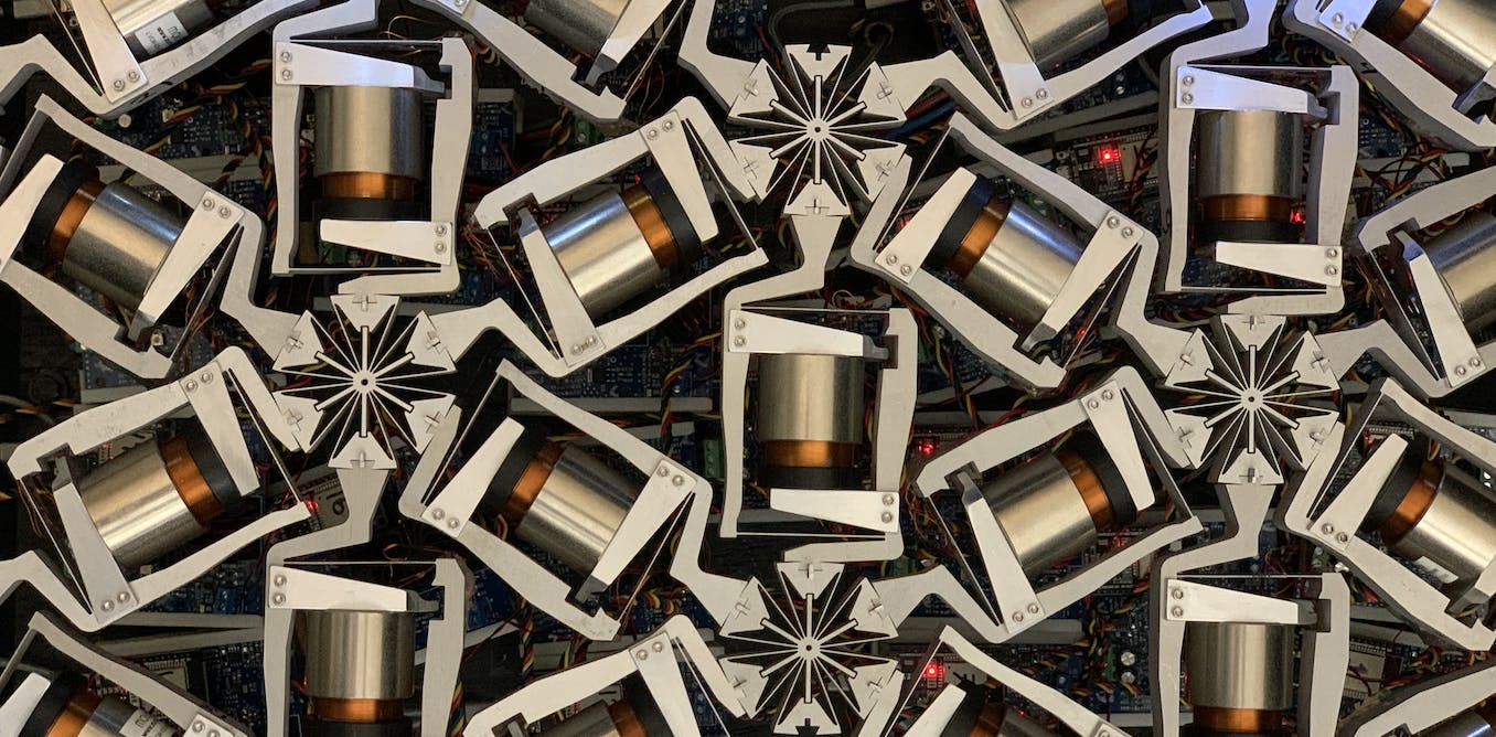 A new type of material called a mechanical neural network can learn and change its physical properties to create adaptable, strong structures