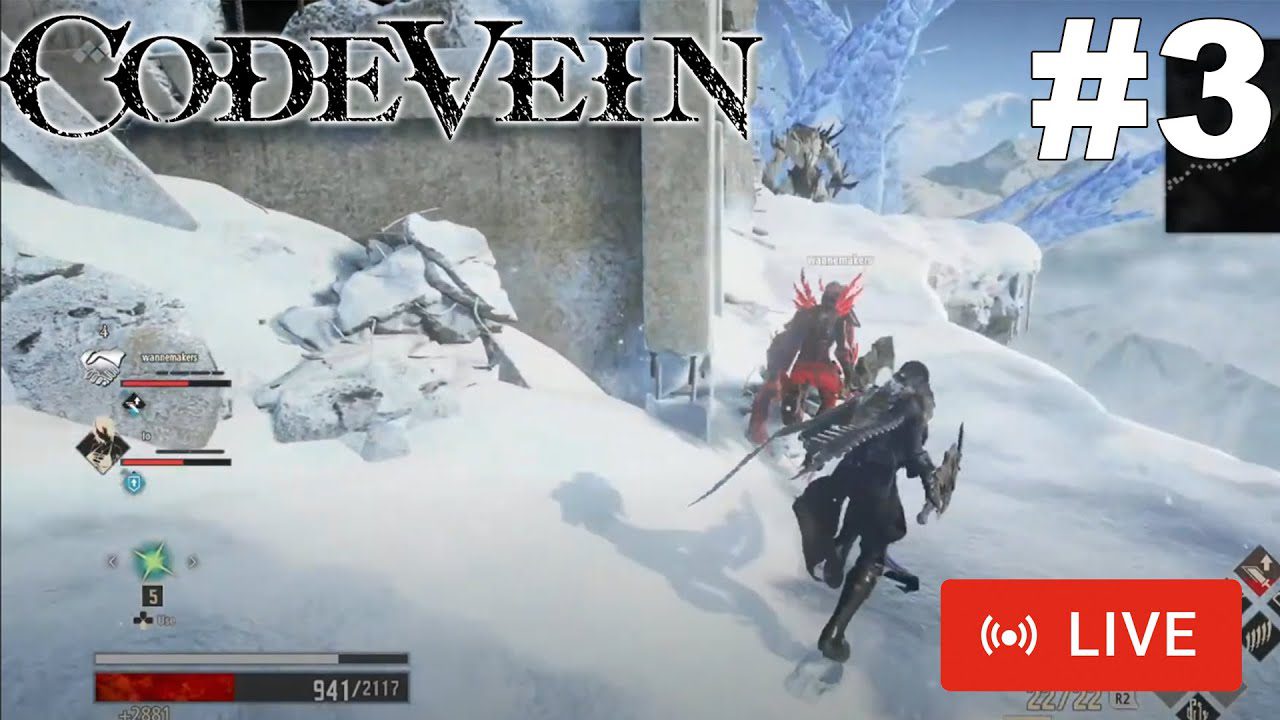 Code Vein PS5 LiveStream Co-op Playthrough - Part 3