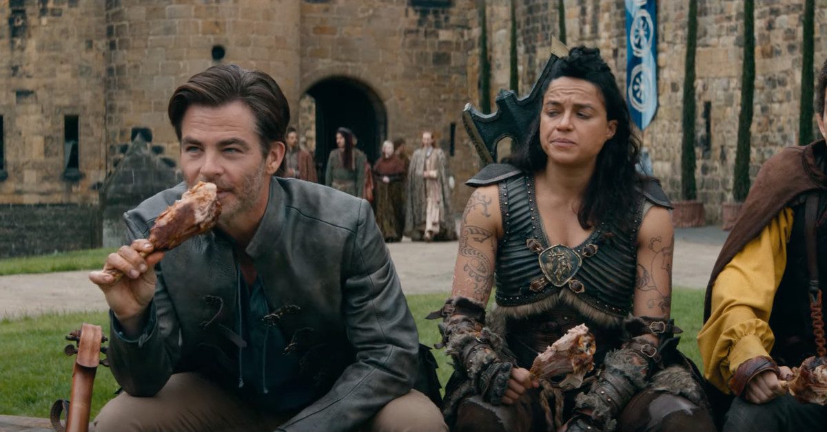You could call this Dungeons & Dragons movie trailer ‘Monsters & Jokes’