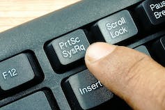 A 'print screen' key.