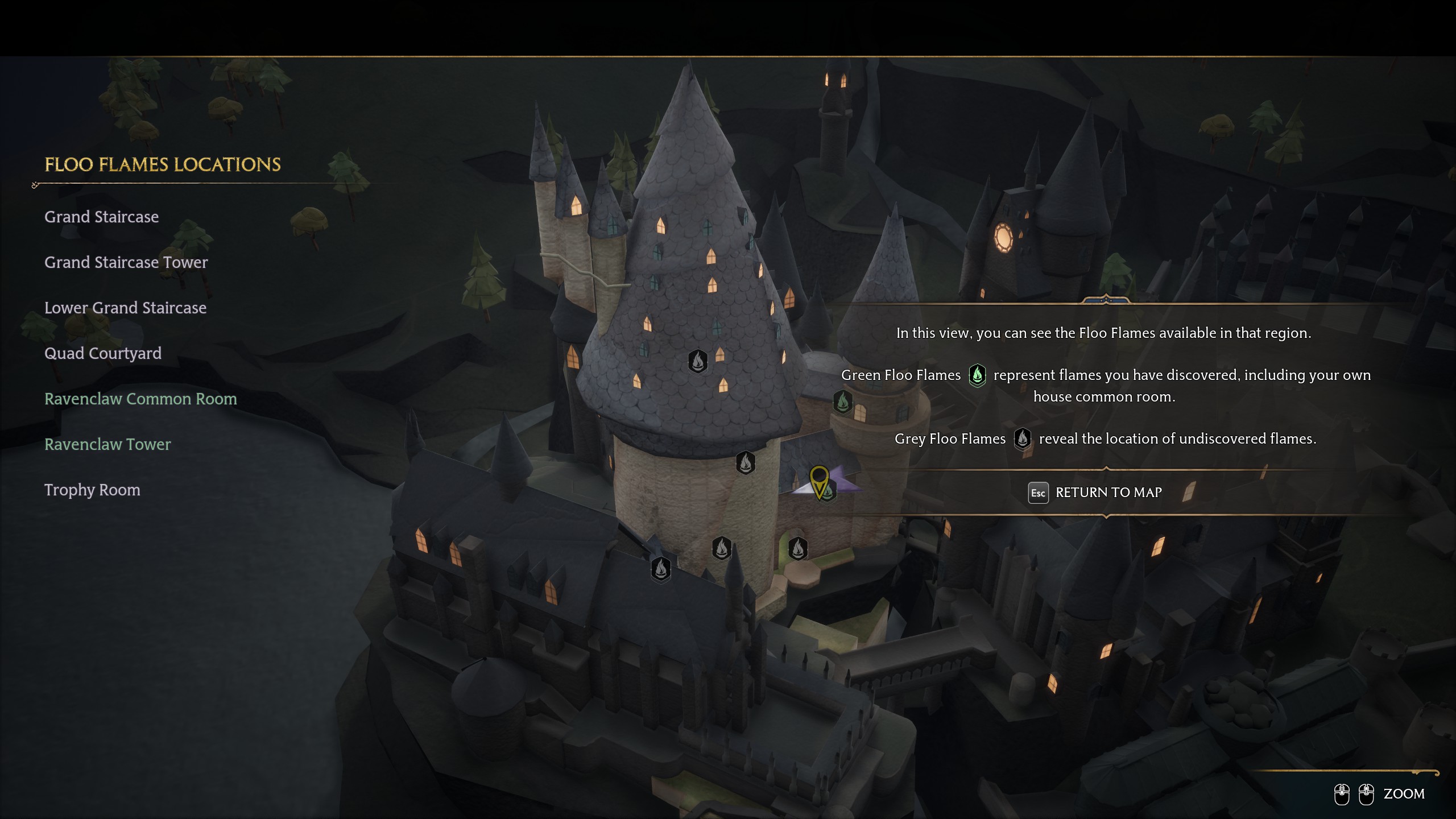 Hogwarts Legacy fast travel