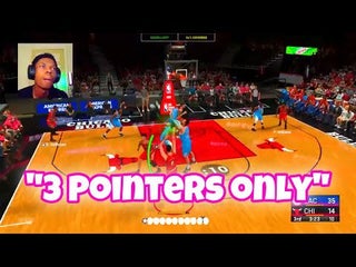 Score From 3 Point Line Only NBA 2K Challenge