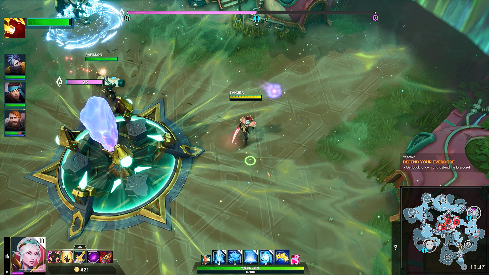 Evercore Heroes gameplay screenshot