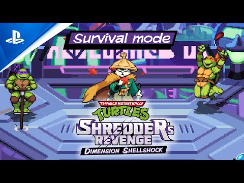 Revealing new TMNT: Shredder’s Revenge Dimension Shellshock DLC Survival Mode gameplay