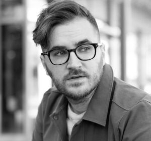 Game Director John Johanas Black and White Headshot
