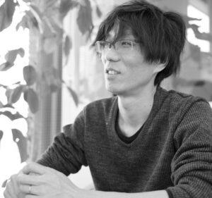 Lead Art Director Keita Sakai Black and White Headshot