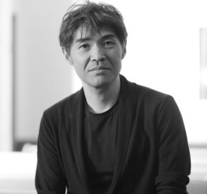 Audio Director Shuichi Kobori Black and White Headshot