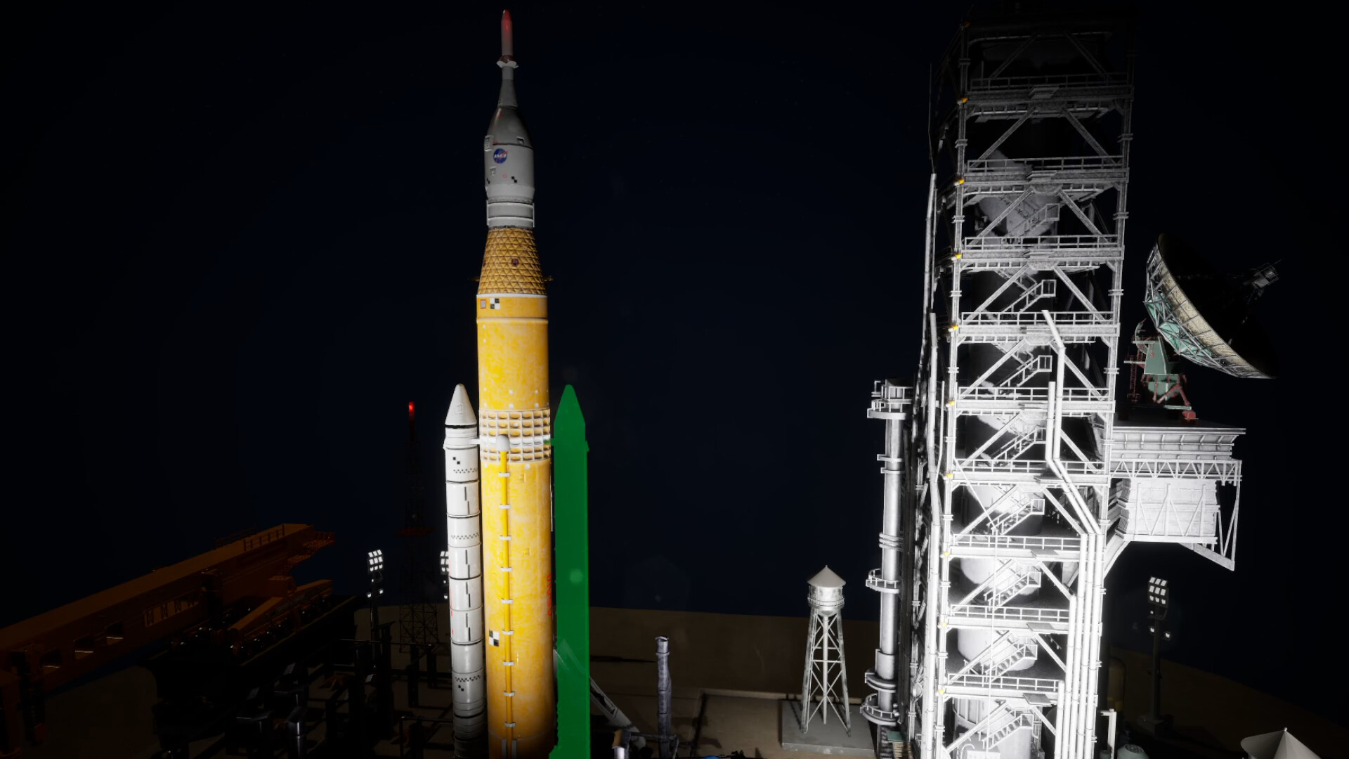 A screenshot from in-development space videogame Moonshot